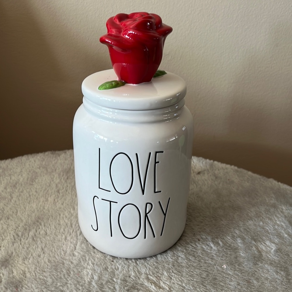 Rae dunn x Disney love story princess canister brand new